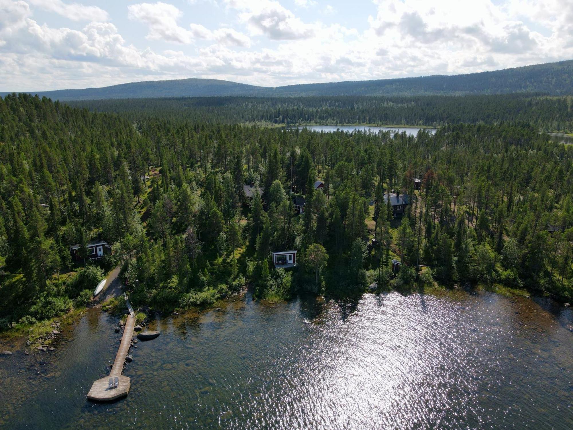 Villa Aurora Camp Kurravaara Esterno foto