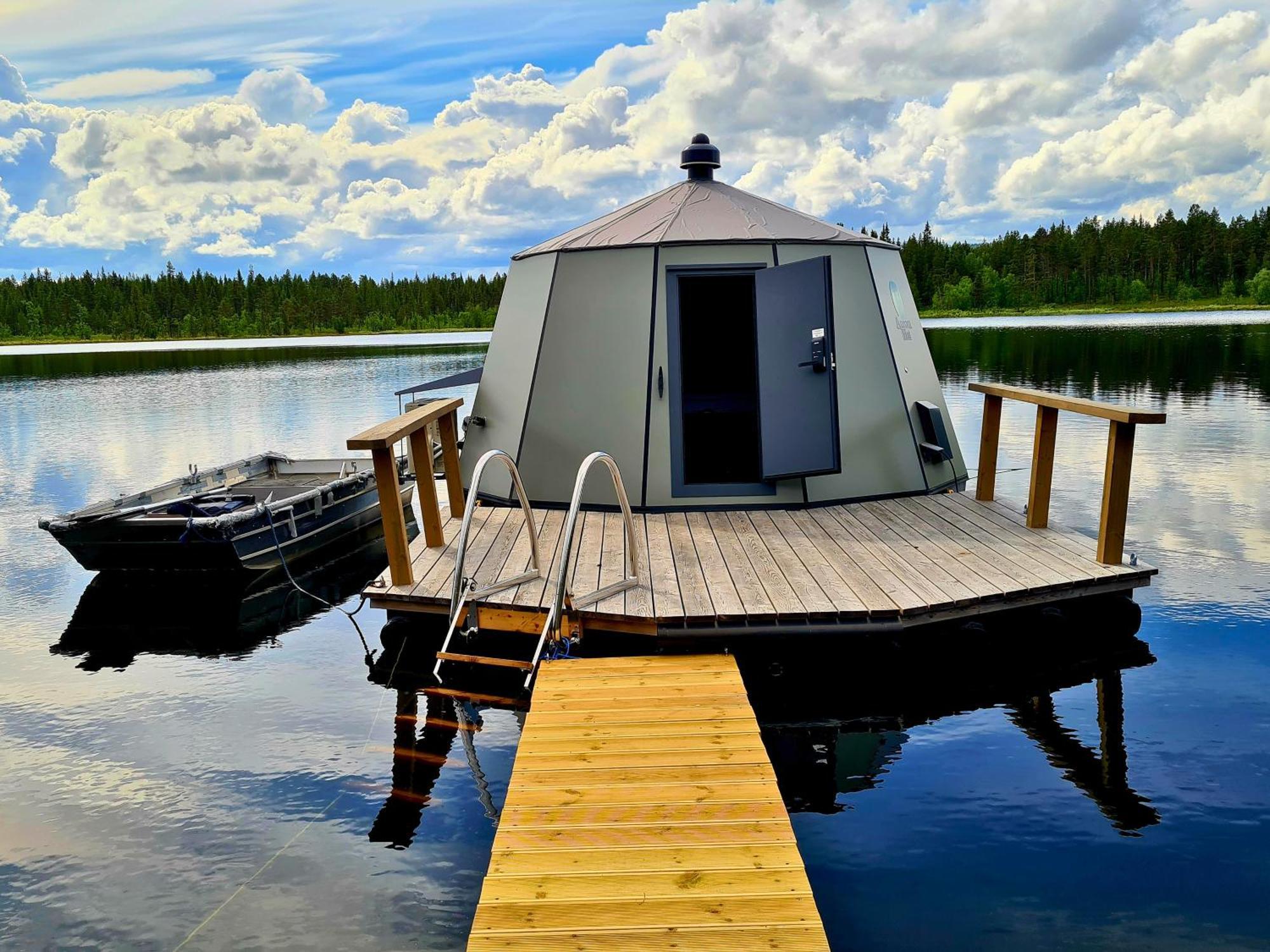 Villa Aurora Camp Kurravaara Esterno foto
