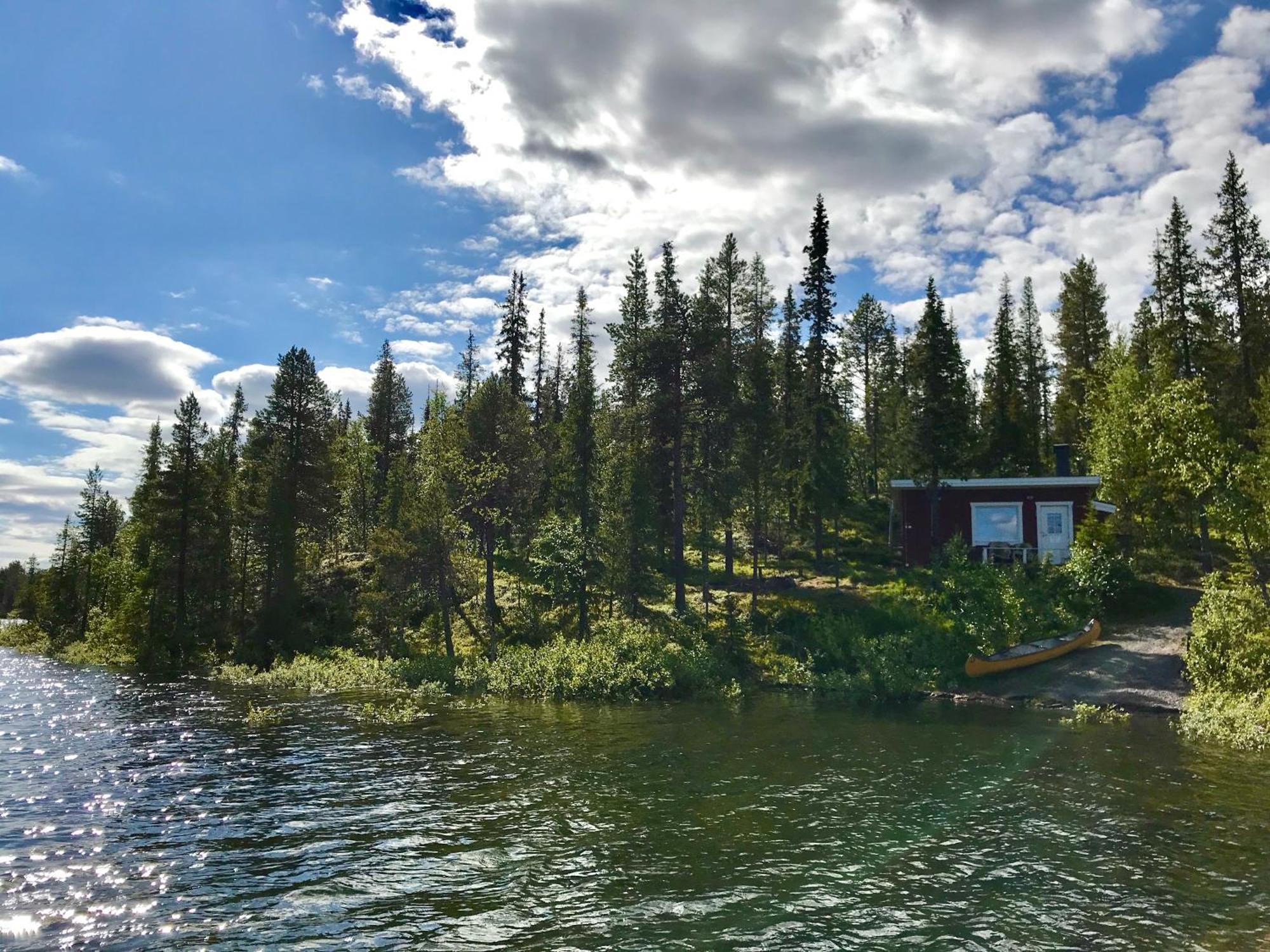 Villa Aurora Camp Kurravaara Esterno foto