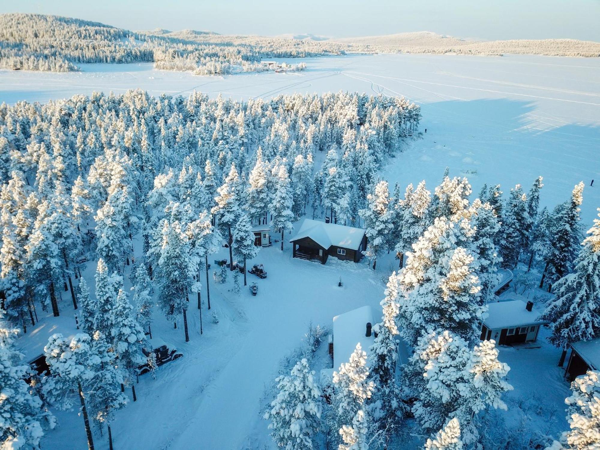 Villa Aurora Camp Kurravaara Esterno foto