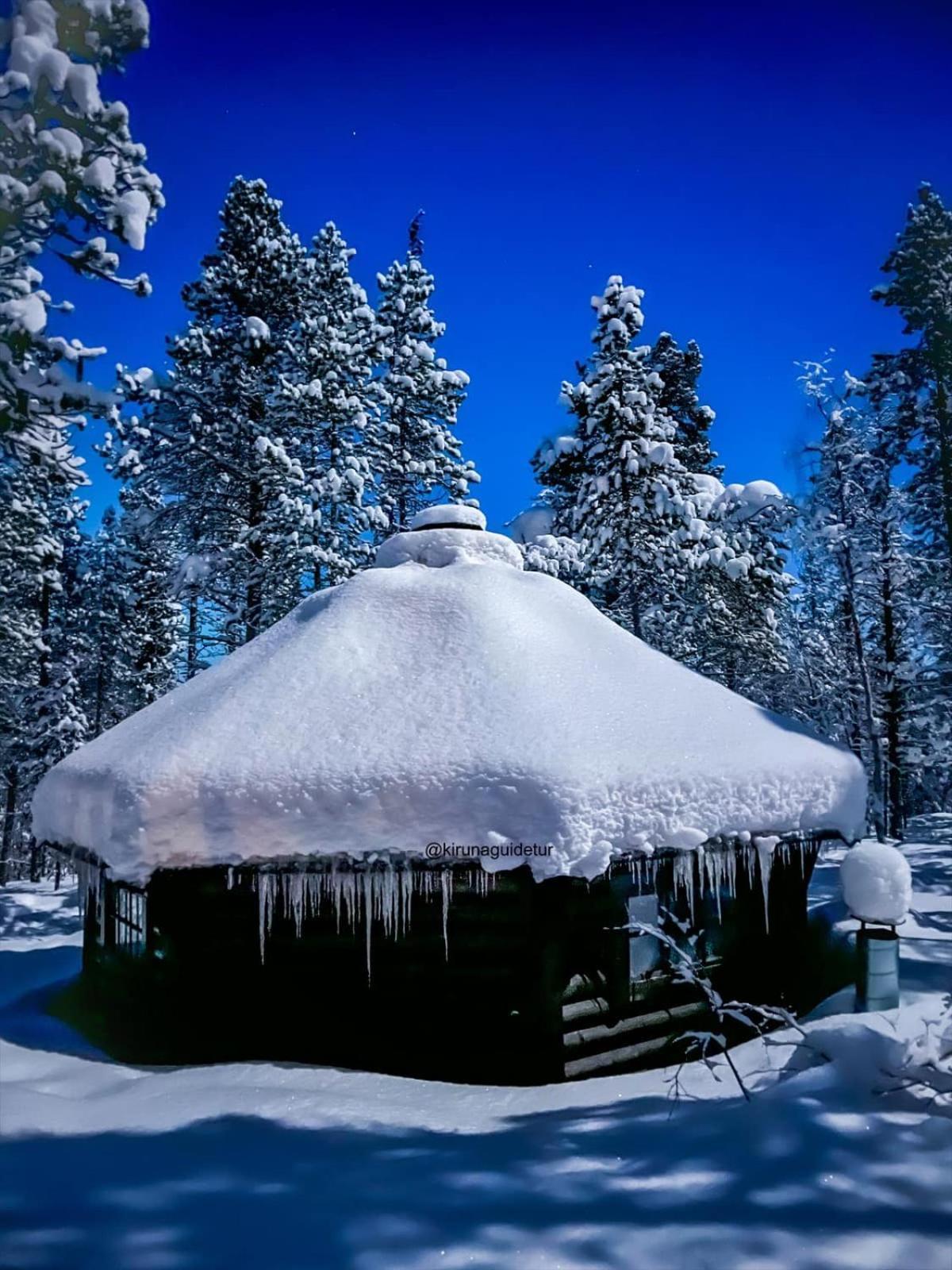 Villa Aurora Camp Kurravaara Esterno foto