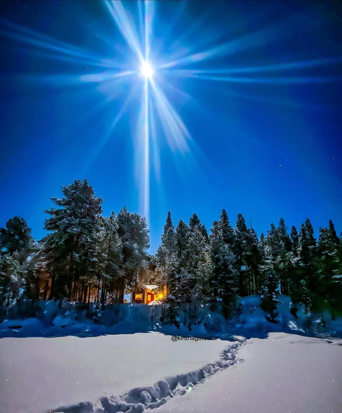 Villa Aurora Camp Kurravaara Esterno foto