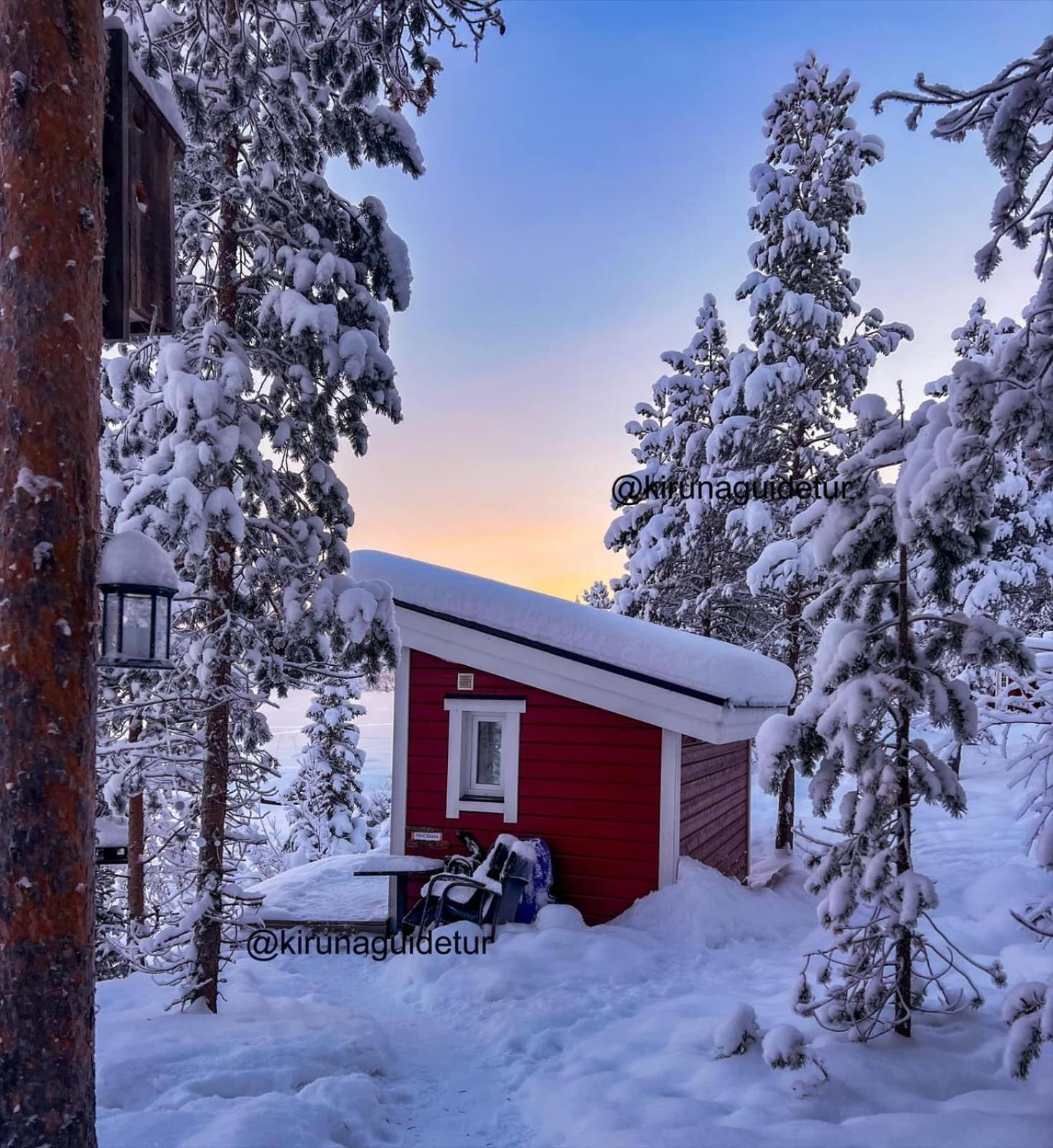 Villa Aurora Camp Kurravaara Esterno foto