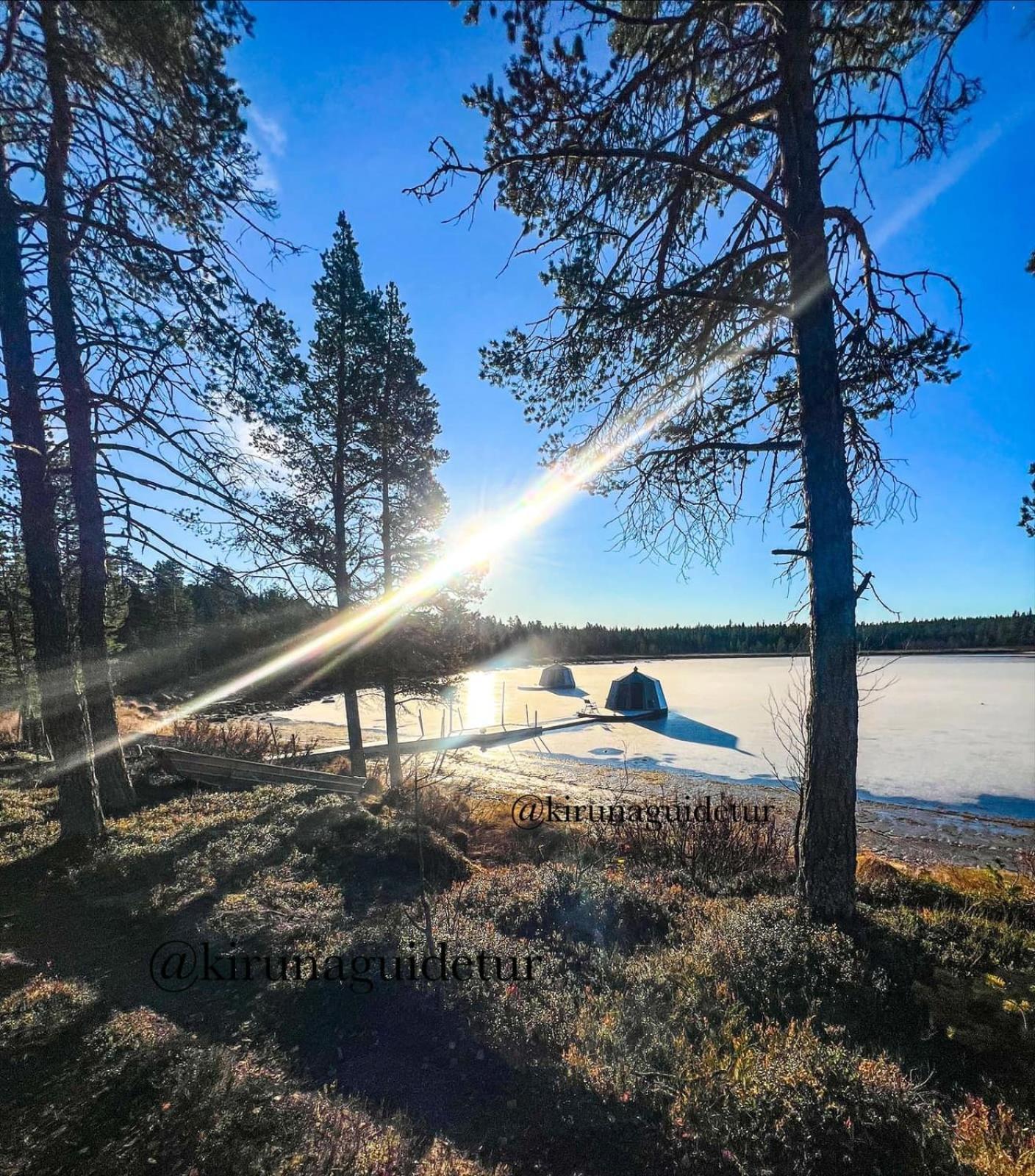 Villa Aurora Camp Kurravaara Esterno foto